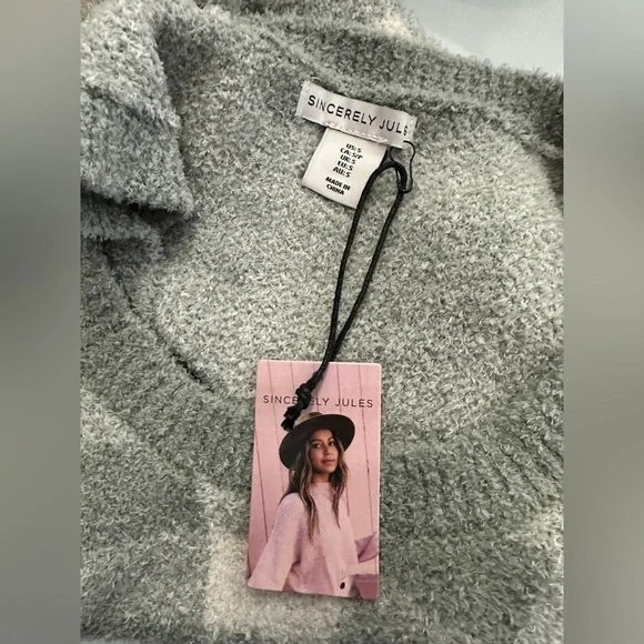 Sincerely Jule’s Plaid Women's Sweater Two Piece Set - Picture 6 of 9